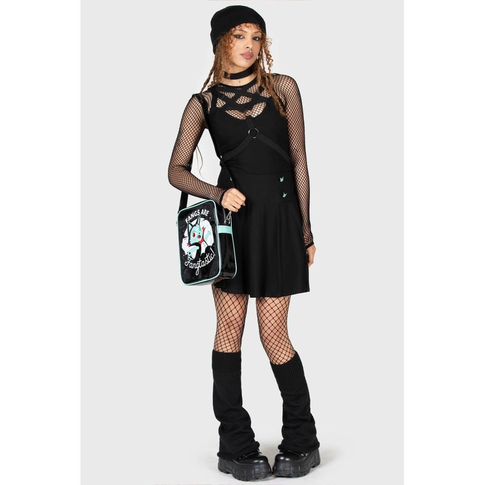Killstar - LITTLE VAMPURR Kurzer Rock - Schwarz